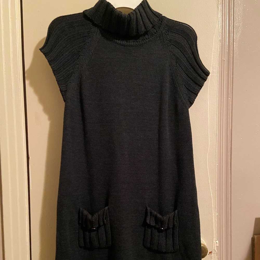 *SOLD* Dark Gray Calvin Klein Sweater Dress, M